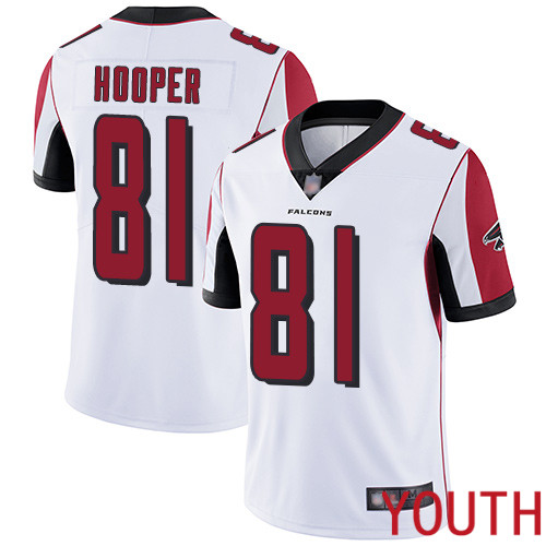 Atlanta Falcons Limited White Youth Austin Hooper Road Jersey NFL Football #81 Vapor Untouchable->atlanta falcons->NFL Jersey